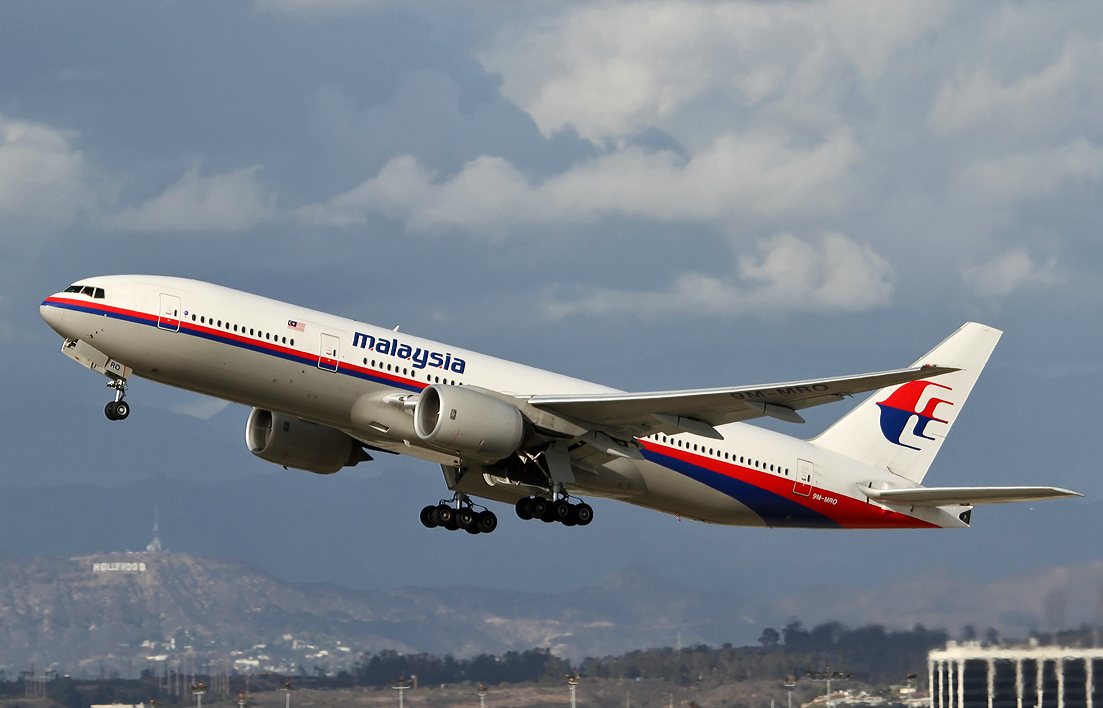 Malaysia-Airlines-Boeing 777-200ER, der Typ, der Flug 370 am 8. März 2014 flog
