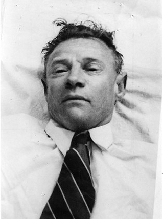 Polizeifoto des unidentifizierten Mannes, gefunden am 1. Dezember 1948 in Somerton Park, Adelaide