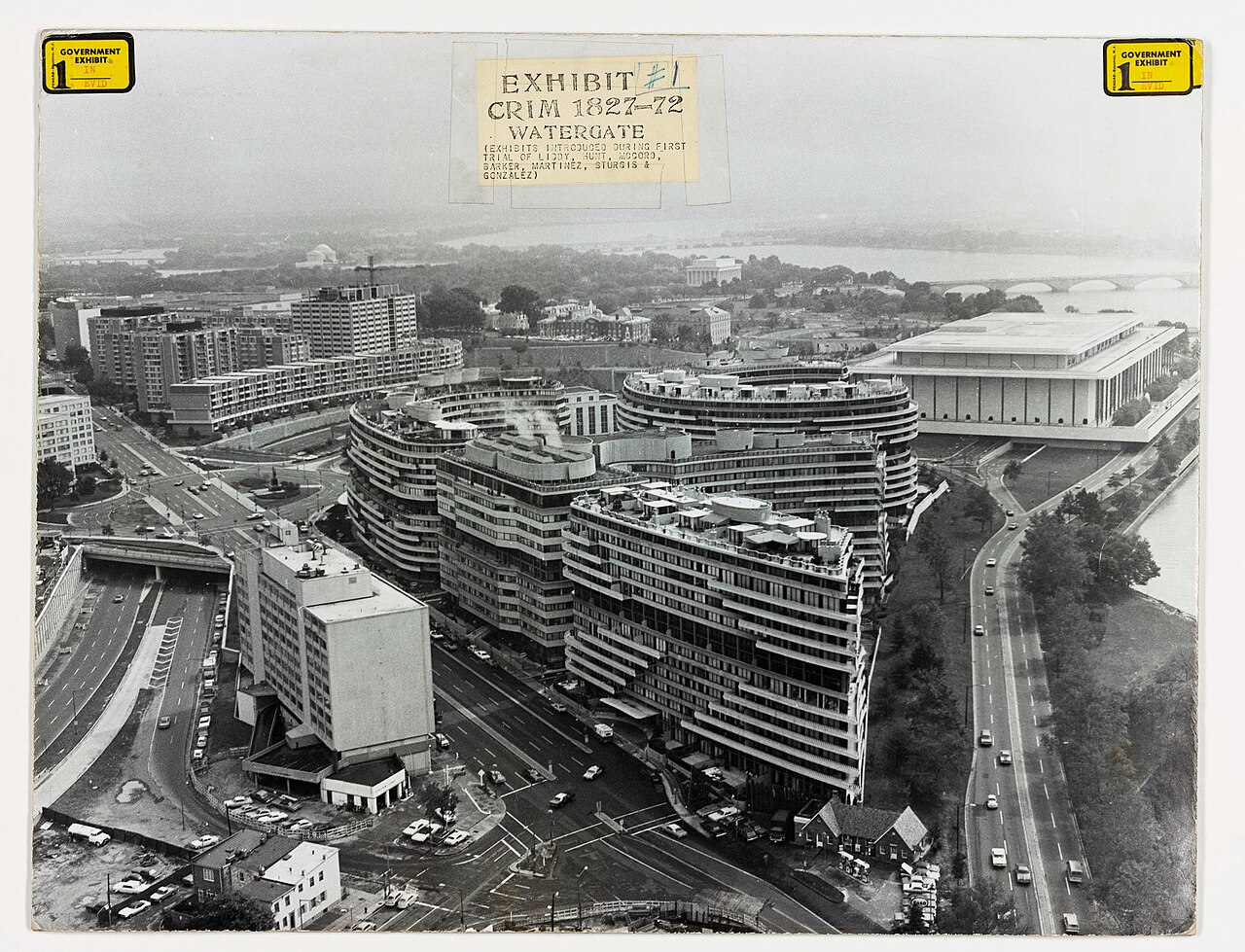 O complexo Watergate em Washington, D.C., local do arrombamento do DNC em junho de 1972