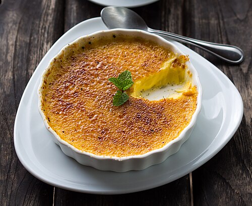Crème brûlée from France