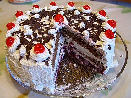 Black Forest cake from Germany