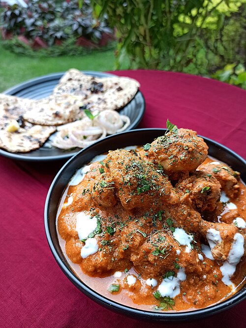 Butter chicken from India
