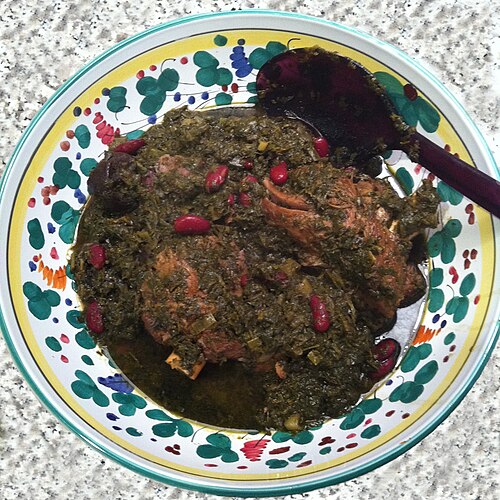 Ghormeh sabzi from Iran