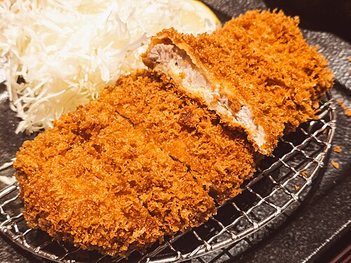 Breaded pork cutlet