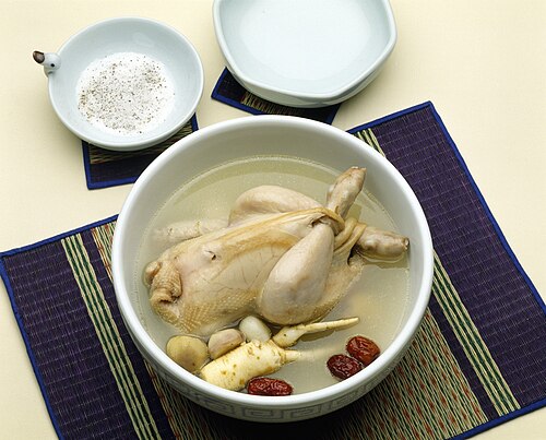 Ginseng chicken soup