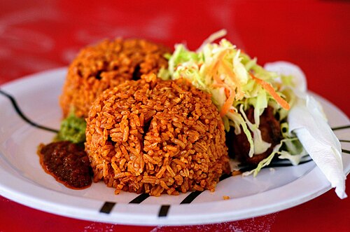 Jollof rice from Nigeria