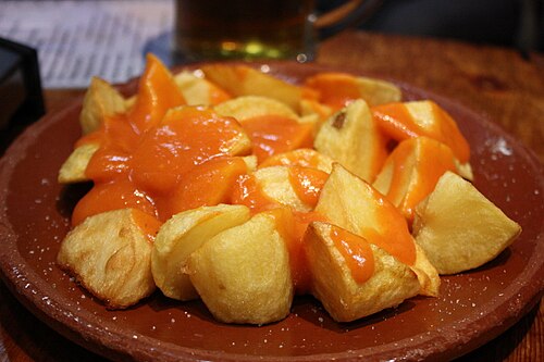 Patatas bravas from Spain