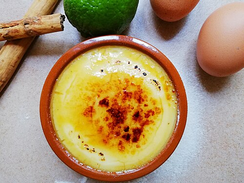Crema catalana from Spain
