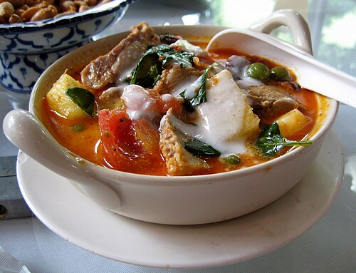 Green curry from Thailand