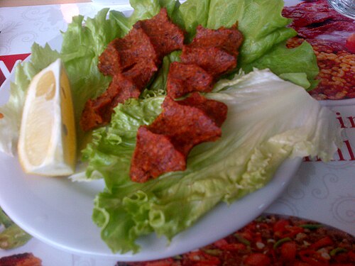 Çiğ köfte from Turkey