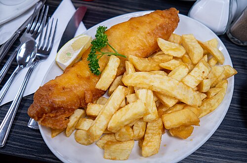 Fish and chips from United Kingdom