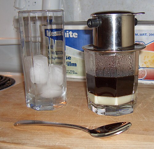 Ca phe sua da from Vietnam