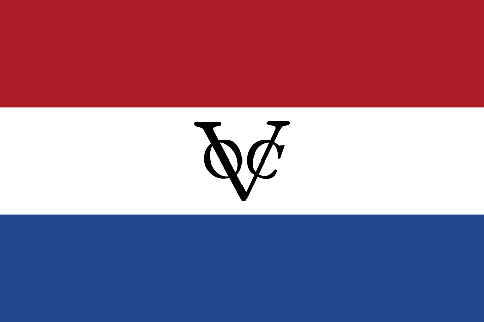 An emblem of the Dutch East India Company, the first business with publicly traded shares.