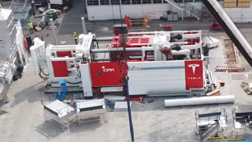 Tesla body castings