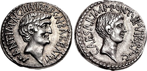 Roman denarius coin