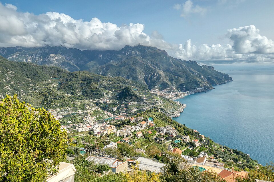 地中海の海岸線