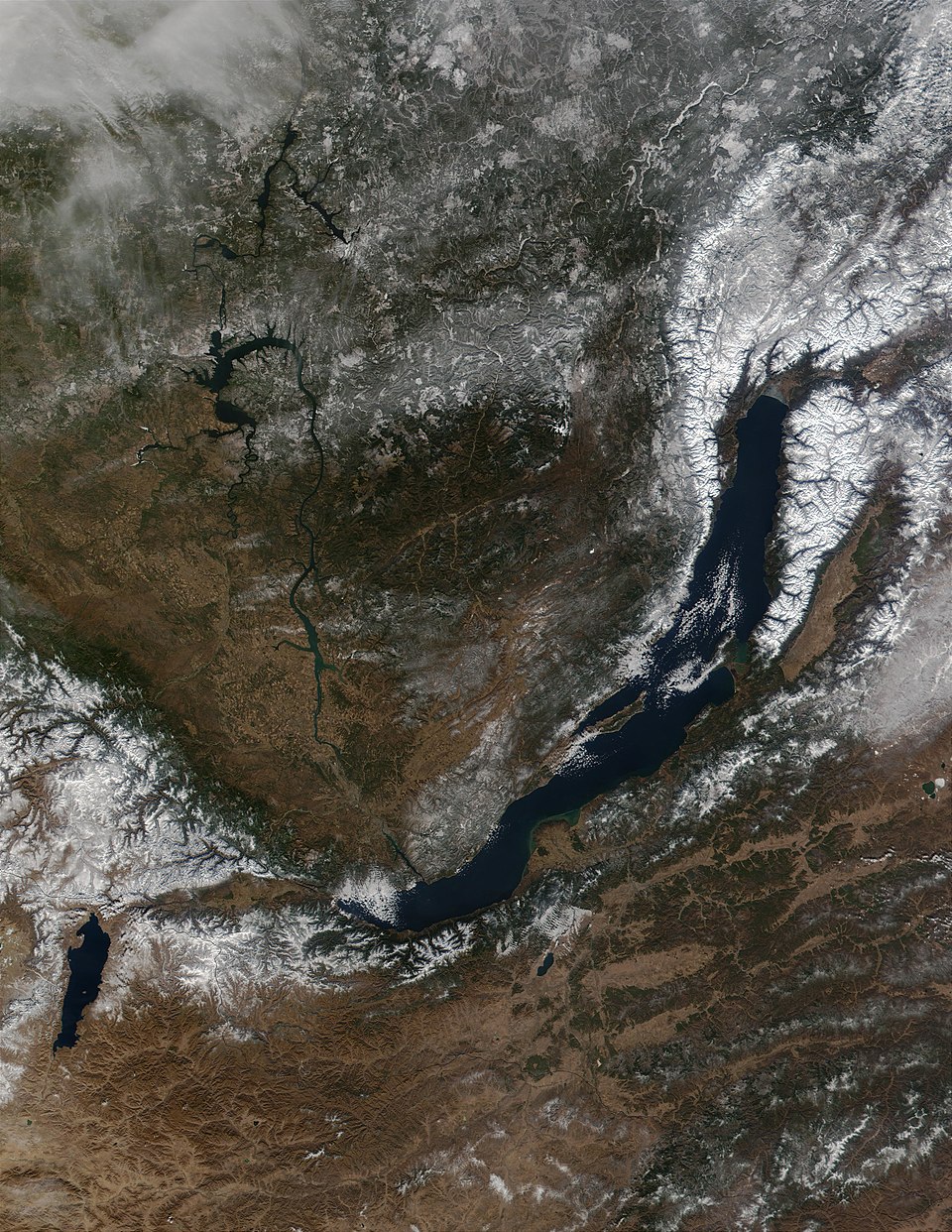 バイカル湖の冬