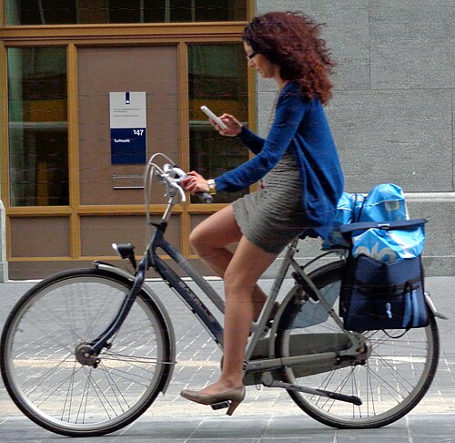 Dutch city bike — iconic bicycle