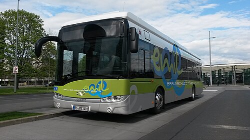 BYD electric bus — iconic bus