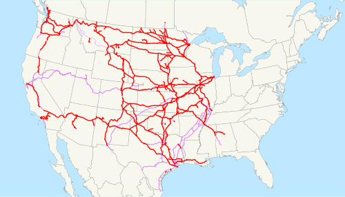 BNSF intermodal — iconic freight train