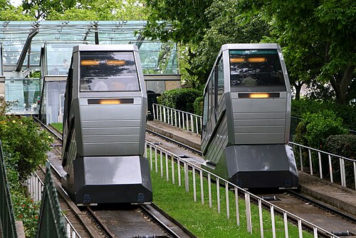 Montmartre funicular — iconic funicular