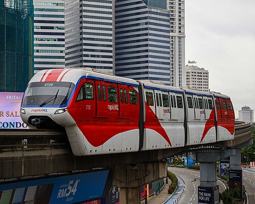 Kuala Lumpur Monorail — iconic monorail