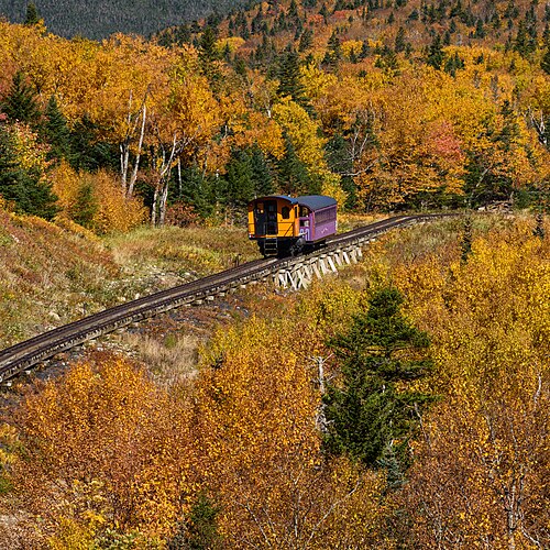 Mount Washington Cog — iconic rack railway