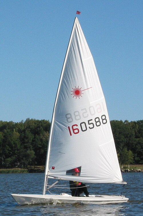 Laser dinghy — iconic sailboat