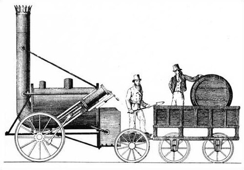 Stephenson's Rocket — iconic steam locomotive