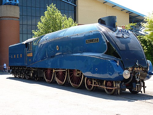 Mallard — iconic steam locomotive