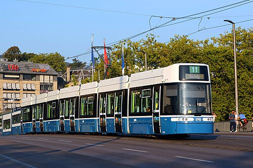 Zurich tram network — iconic tram