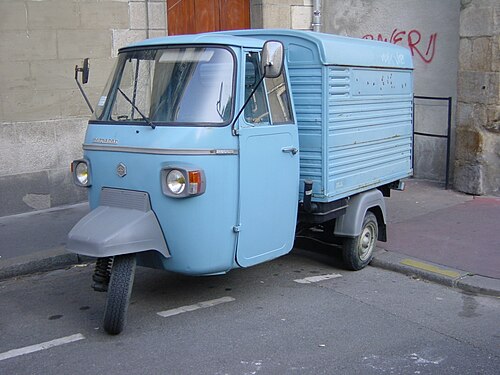 Piaggio Ape — iconic tuk-tuk