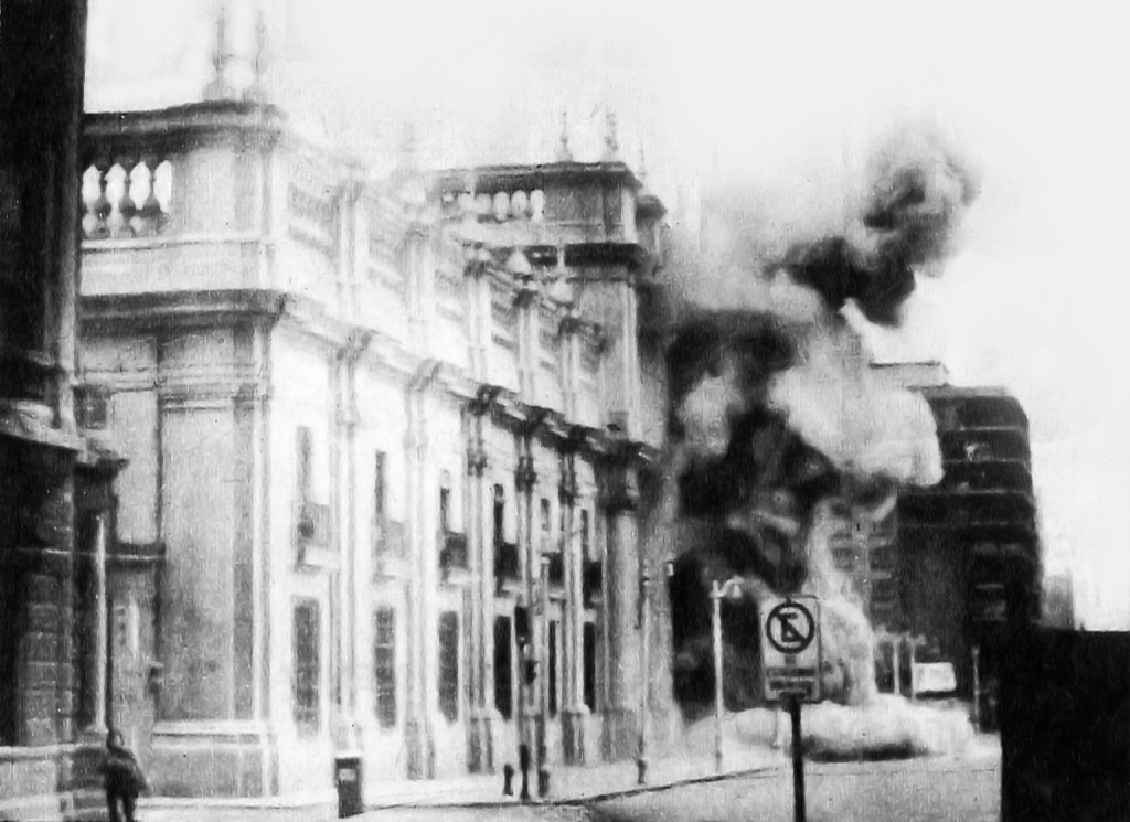 La Moneda, Santiago, 11 de septiembre de 1973