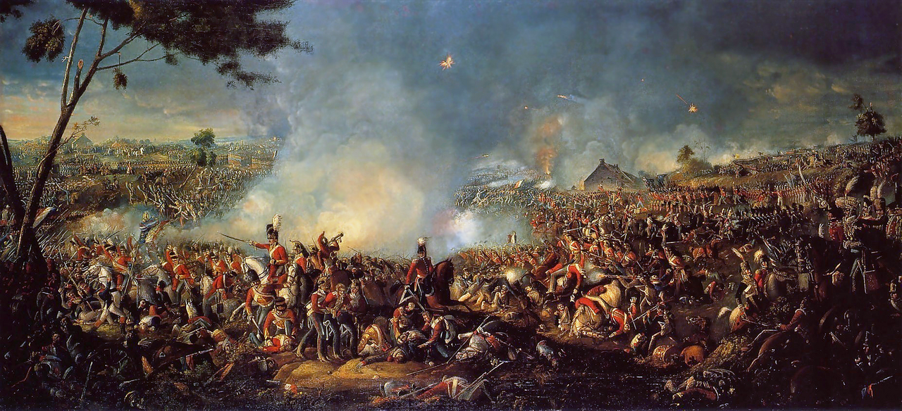 Campo de batalla de Waterloo, 18 de junio de 1815