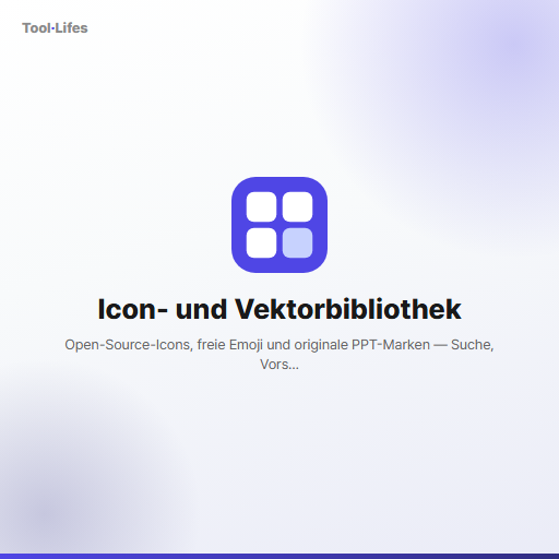 Icon- und Vektorbibliothek