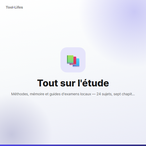 Tout sur l'étude